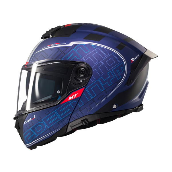 MT Helmets Mt atom 2 destiny c7 matt blue/black